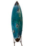 Wonder Isle mix media surfboard