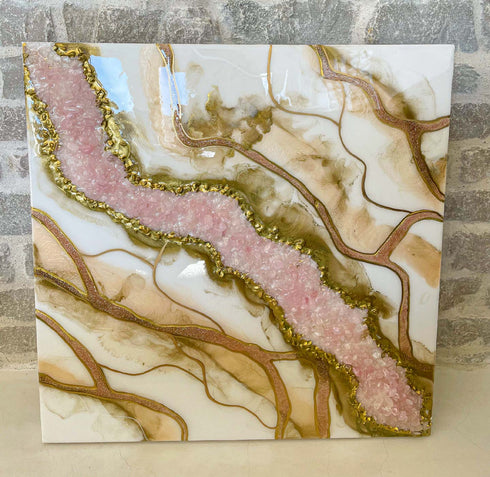 Road of happiness Epoxy Painting