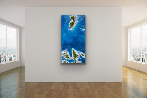 mystery islands epoxy resin painting