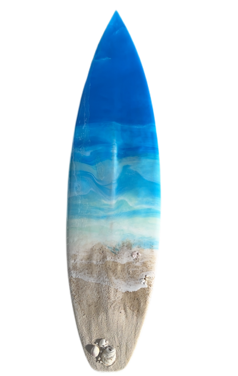 a day at the beach 2 epoxy resin surfboard