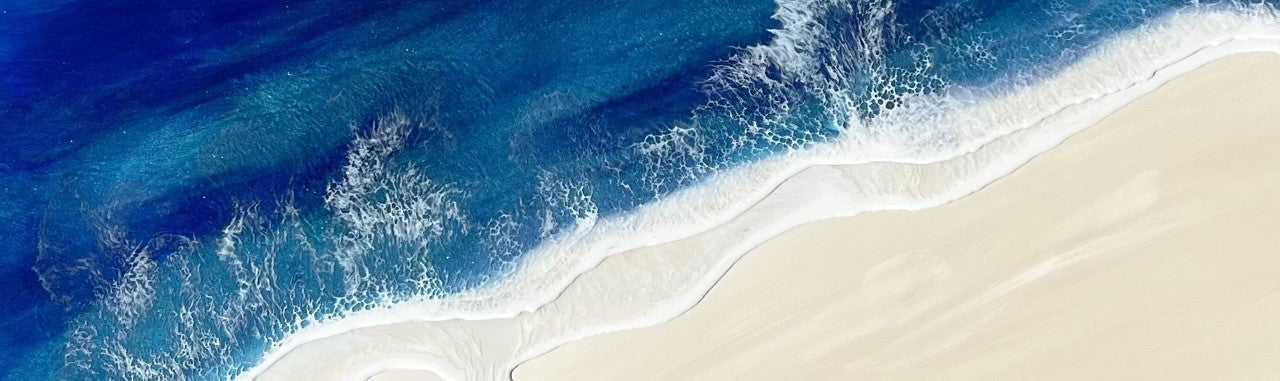 Let It Go epoxy resin painting