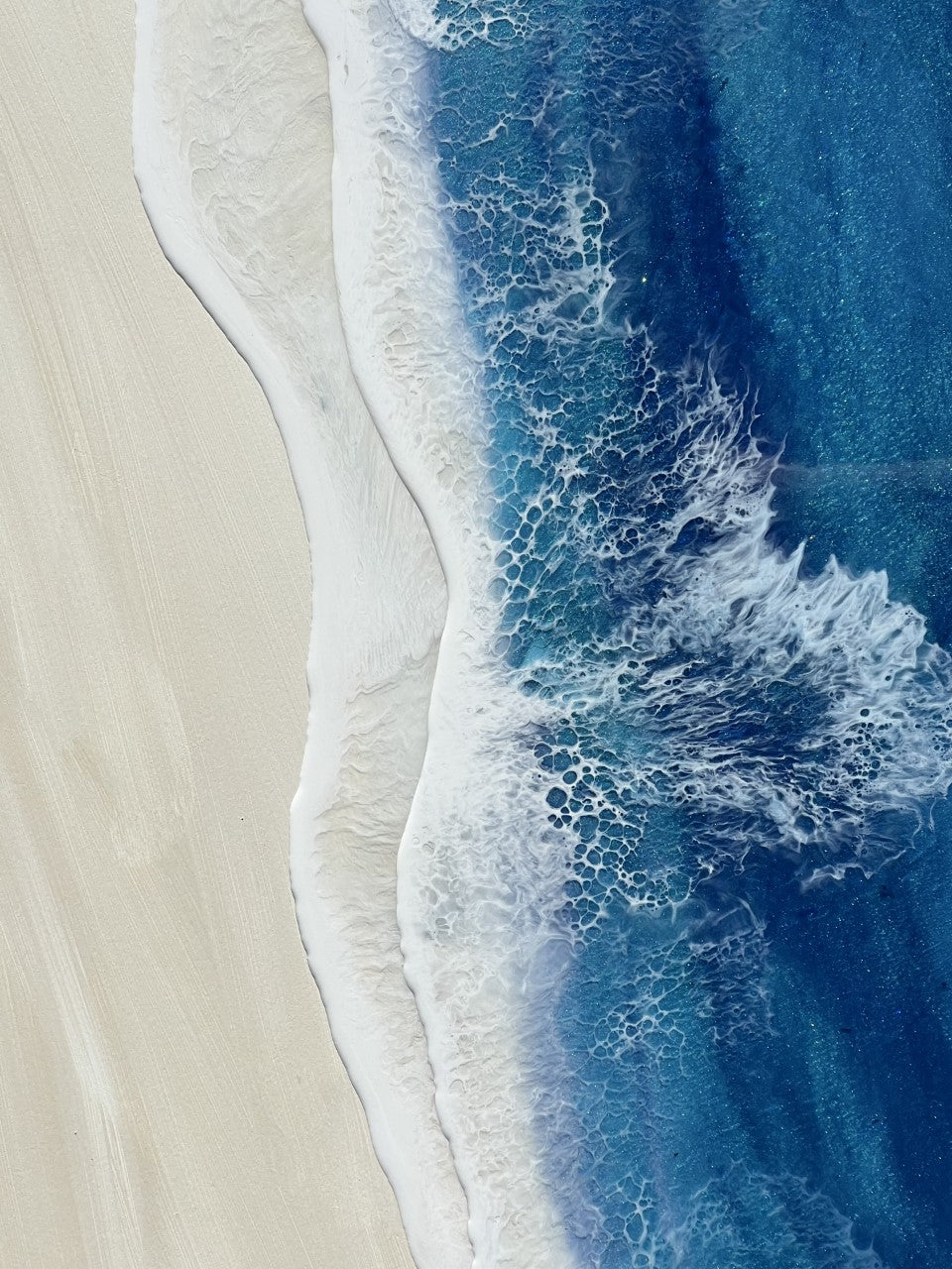 Let It Go epoxy resin painting