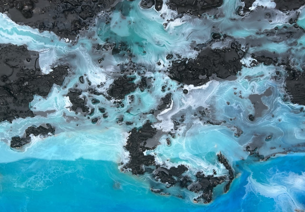 deep joy epoxy resin painting