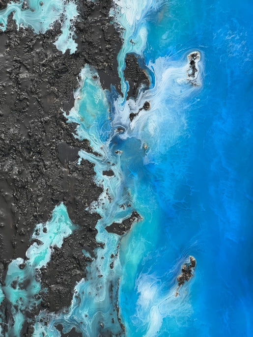 deep joy epoxy resin painting