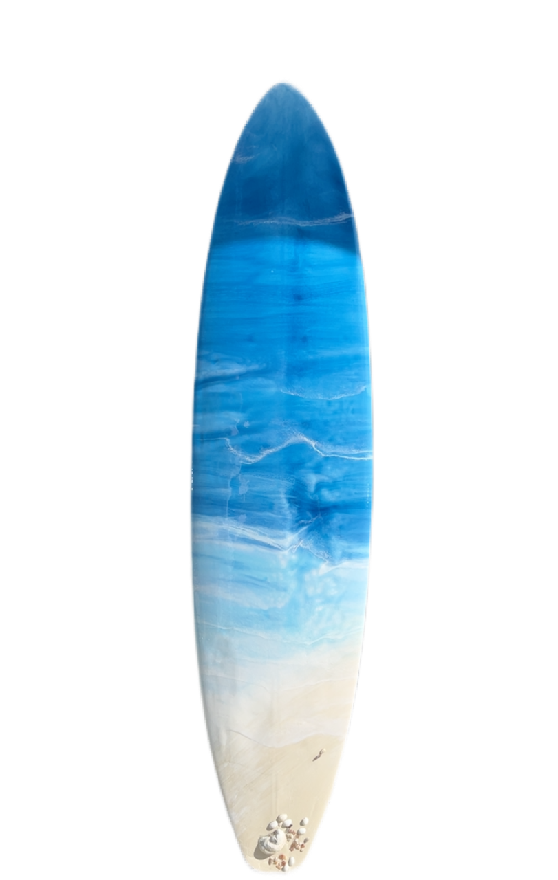 beach coastal surfboard